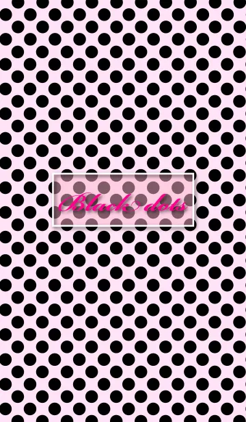 Black Dots.のLINE着せ替え
