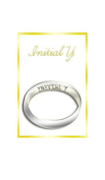 [LINE着せ替え] イニシャルリングYの画像1