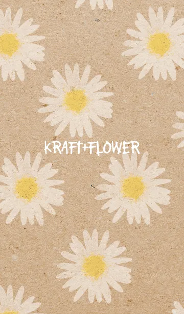 [LINE着せ替え] KRAFT+FLOWER 01の画像1