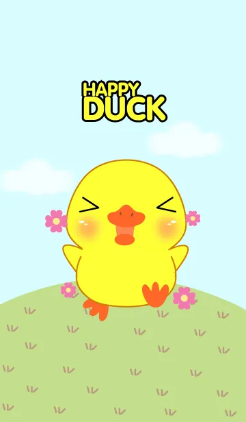 [LINE着せ替え] Happy Cute Duck Theme(jp)の画像1