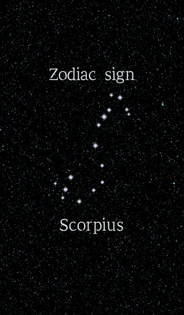 [LINE着せ替え] 十二星座 -さそり座-の画像1