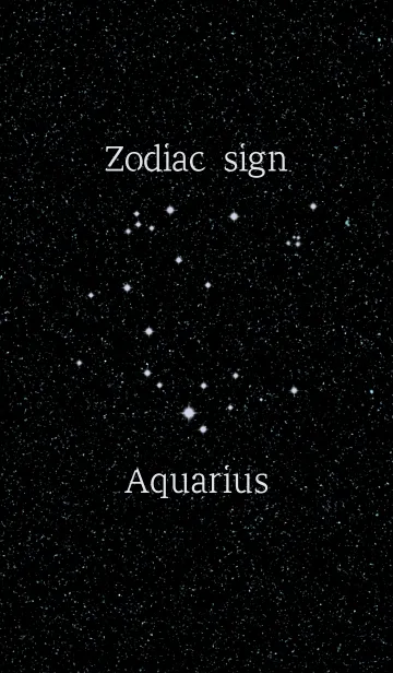 [LINE着せ替え] 十二星座 -みずがめ座-の画像1