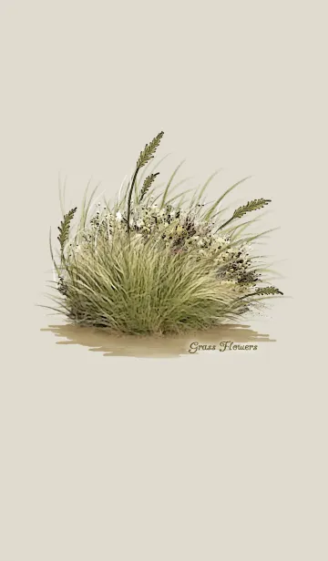 [LINE着せ替え] Grass Flowersの画像1