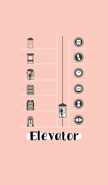 [LINE着せ替え] エレベーターの画像1