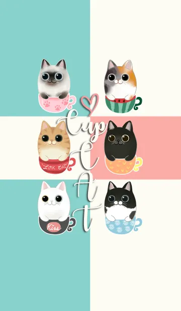 カップの猫の着せ替えメイン画像