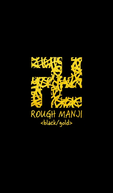 ROUGH MANJI <black/gold>の着せ替えメイン画像