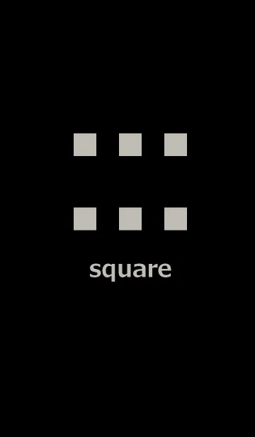 [LINE着せ替え] 四角とシンプルの画像1