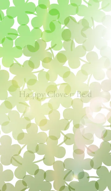 [LINE着せ替え] Happy Clover Bedの画像1