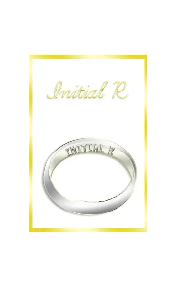 [LINE着せ替え] イニシャルリングRの画像1