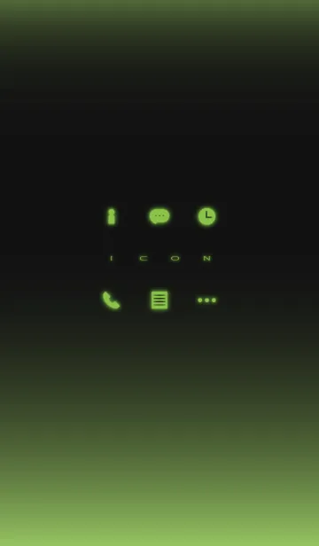 Simple Icon - LIGHT GREEN -の着せ替えメイン画像
