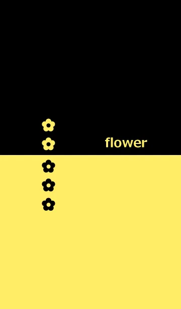 [LINE着せ替え] 花とツートンカラー4の画像1
