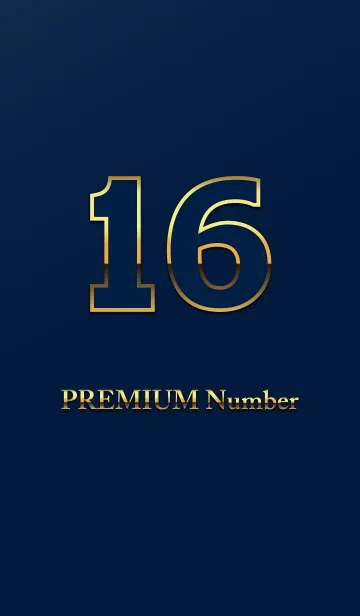 [LINE着せ替え] PREMIUM Number 16の画像1