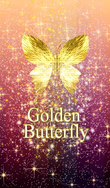 [LINE着せ替え] キラキラ♪黄金の蝶#18の画像1