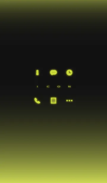 Simple Icon - LIME -の着せ替えメイン画像