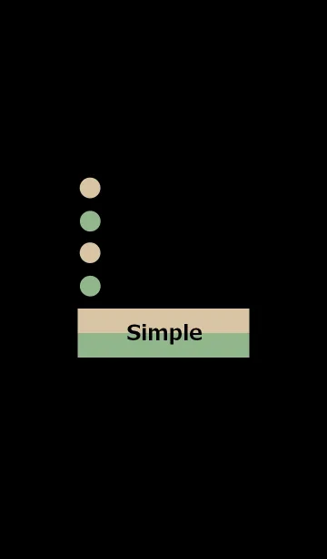 [LINE着せ替え] 丸とシンプル4の画像1
