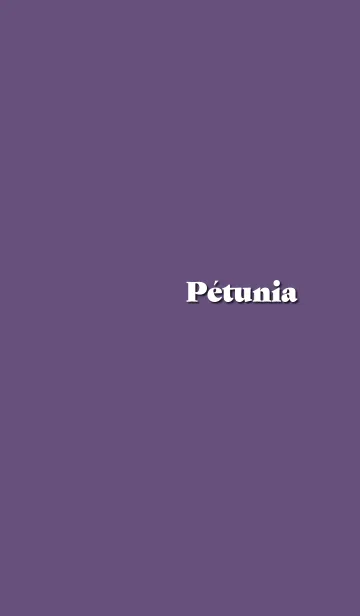 [LINE着せ替え] Petuniaの画像1