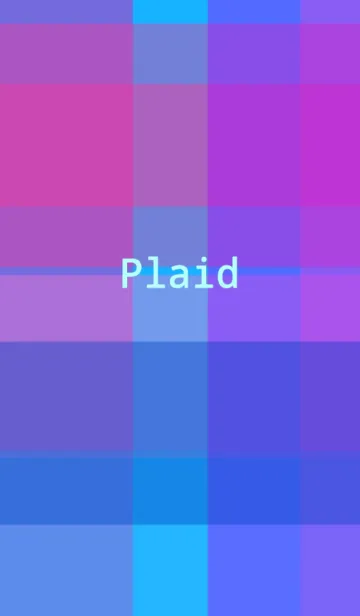 [LINE着せ替え] Plaid 〜チェック〜の画像1