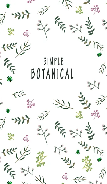 [LINE着せ替え] Simple botanical theme 4 [J]の画像1