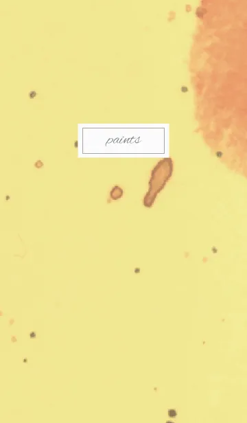 [LINE着せ替え] paints / yellowの画像1