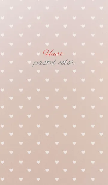 [LINE着せ替え] pastel color / purple and orange (heart)の画像1