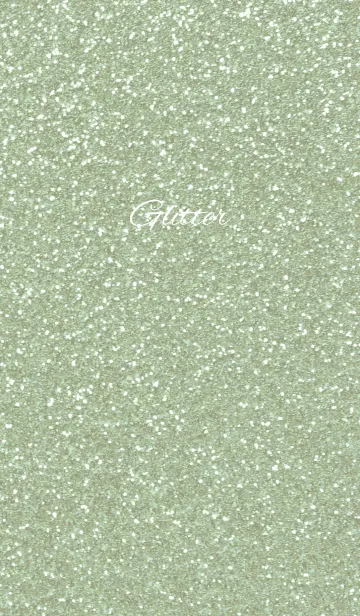[LINE着せ替え] Glitter / greenの画像1