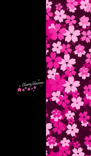 [LINE着せ替え] 夜桜 -Vivid pink-の画像1