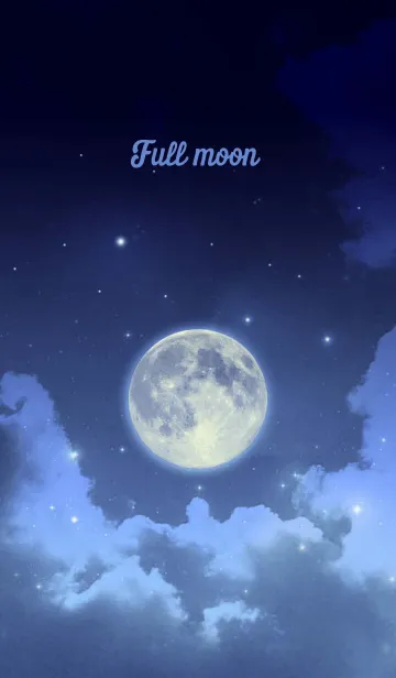 [LINE着せ替え] 美しい満月の画像1