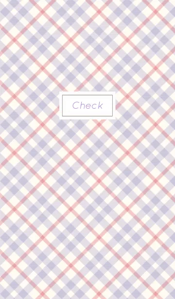 [LINE着せ替え] Check1 / purpleの画像1