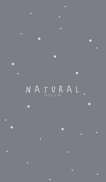 [LINE着せ替え] NATURAL - Gray-の画像1