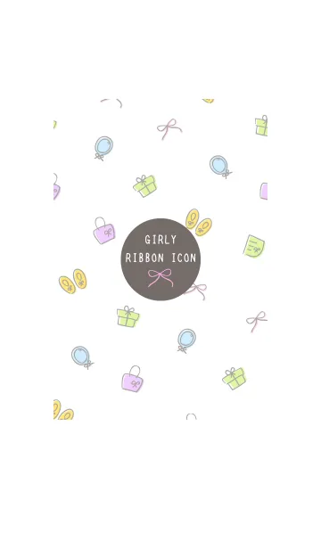 [LINE着せ替え] GIRLY RIBBON ICONの画像1