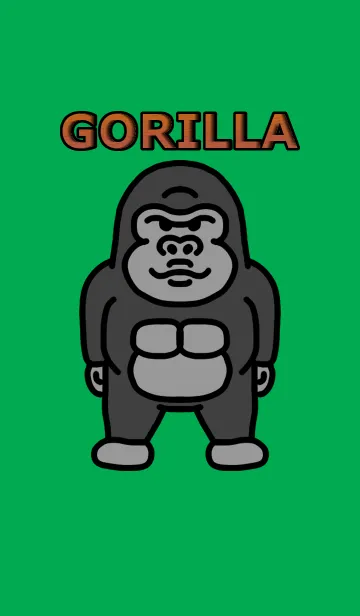 ゴリラの森のLINE着せ替え