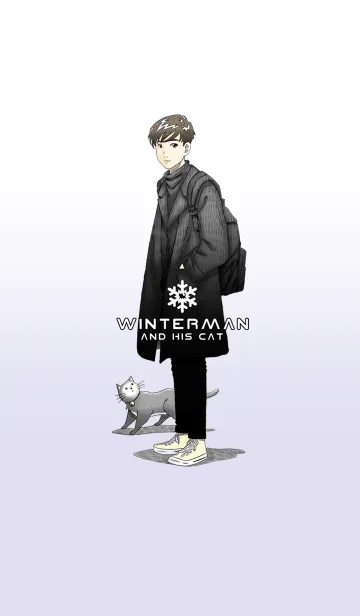 [LINE着せ替え] Winterman and his catの画像1