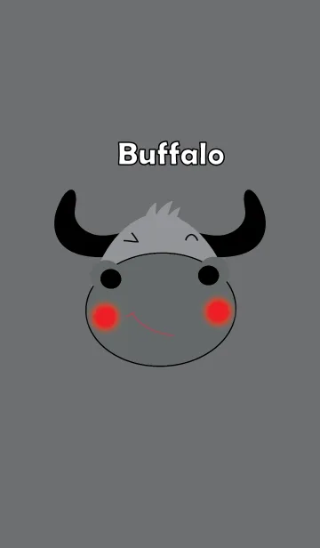 Cute buffalo theme (JP)の着せ替えメイン画像