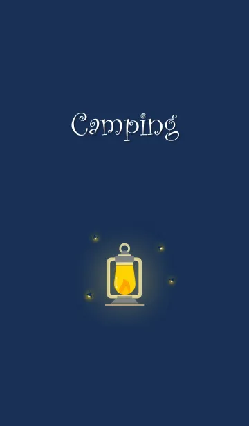 [LINE着せ替え] キャンプの夜~の画像1