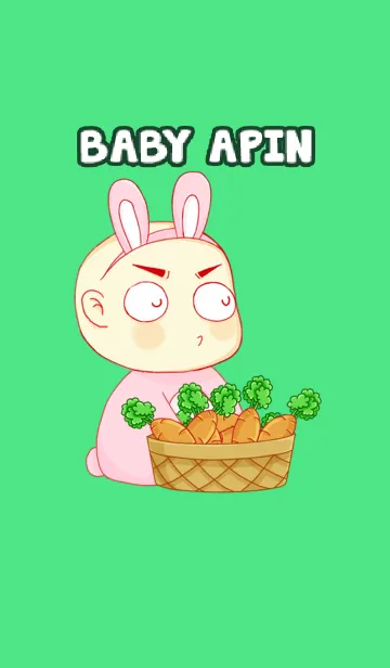 [LINE着せ替え] Baby Apin Rabbit Costplayの画像1