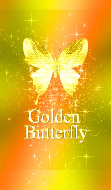 [LINE着せ替え] キラキラ♪黄金の蝶#20の画像1