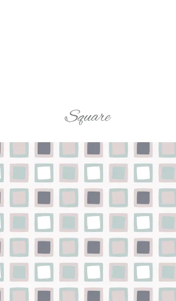 [LINE着せ替え] square2 / light blueの画像1