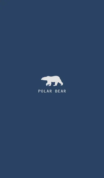 [LINE着せ替え] Polar Bear -shirokuma-の画像1
