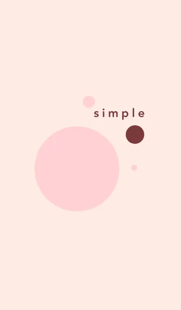 [LINE着せ替え] シンプル※ピンクの画像1