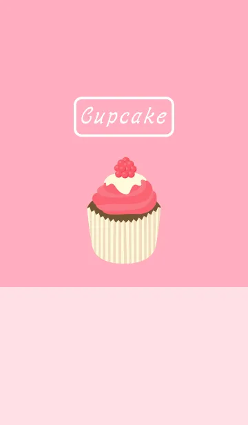 [LINE着せ替え] カップケーキ ~ピンクの画像1