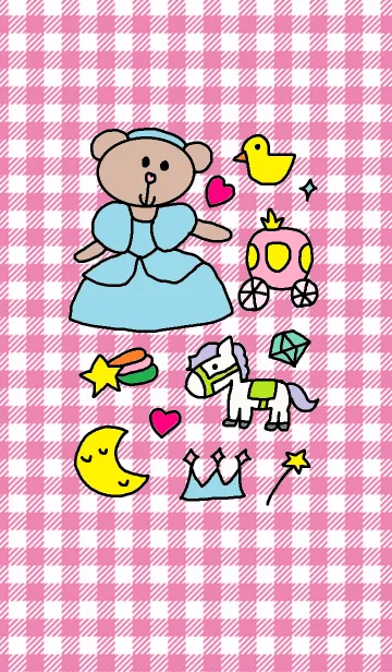 プリンセス リロ ピンクの着せ替えメイン画像