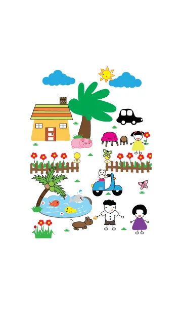 [LINE着せ替え] My family theme v.1 (JP)の画像1