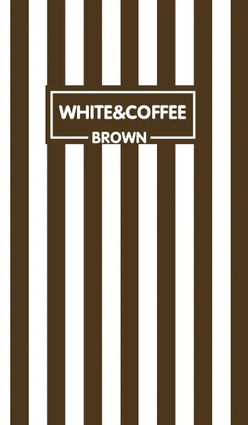 [LINE着せ替え] Coffee Brown ＆ White Theme (jp)の画像1