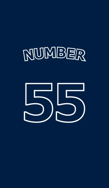 [LINE着せ替え] Number 55の画像1