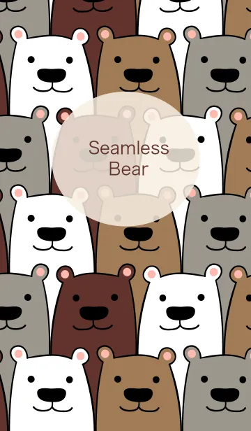 [LINE着せ替え] Seamless Bearの画像1