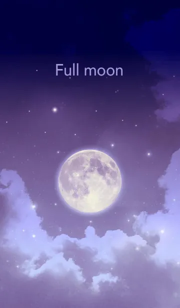 [LINE着せ替え] 美しい満月 2の画像1