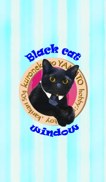 [LINE着せ替え] 黒猫の窓の画像1