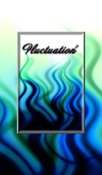 [LINE着せ替え] Fluctuation-2- White ＆ Blueの画像1