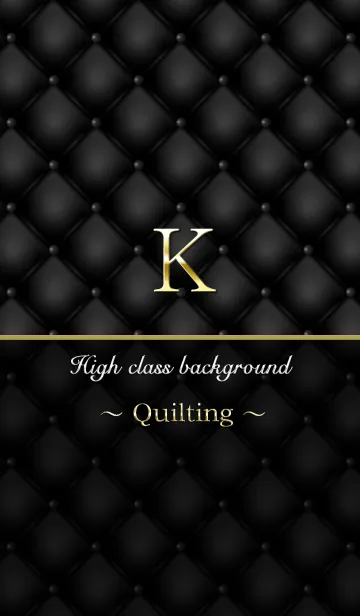 [LINE着せ替え] Quilting 『K』の画像1