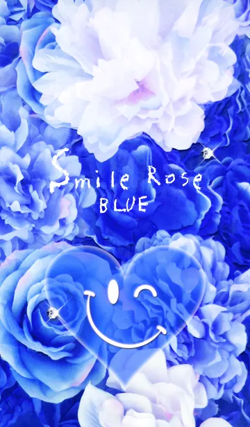 [LINE着せ替え] Smile Rose Blue！！の画像1